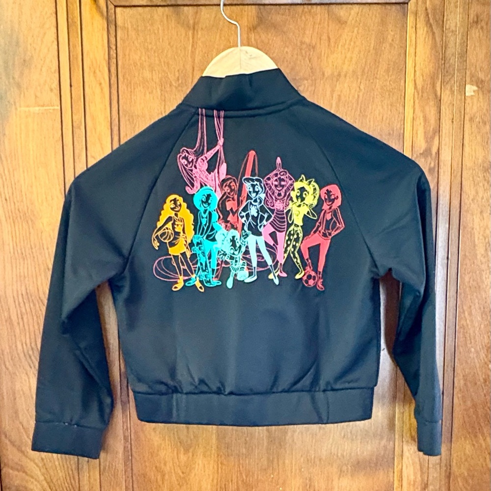 Disney Princess Black Jacket with White Logo